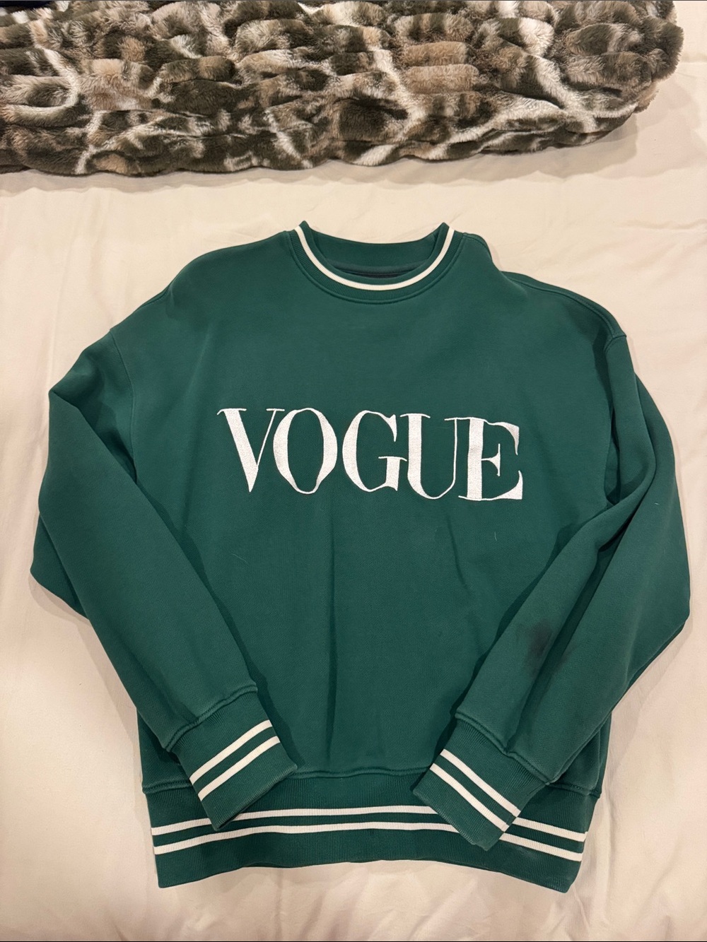 Vogue Green/WhiteCrewneck